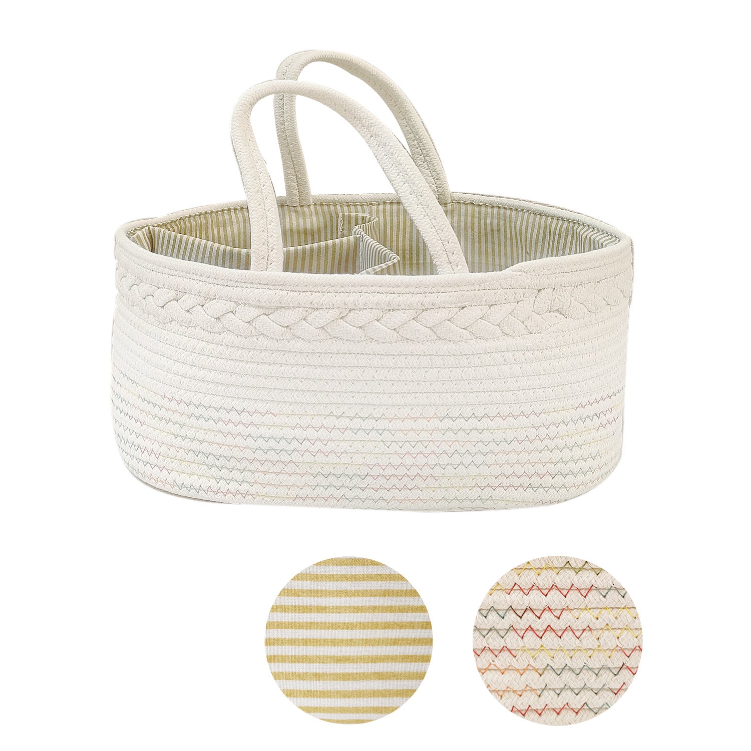 Wholesale Cotton Rope Foldable Storage Basket